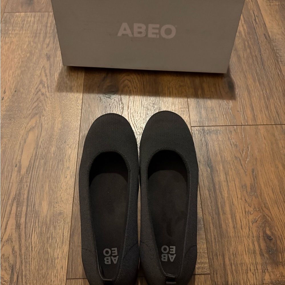 Abeo Black Flats Versatile Slip-On Loafers
